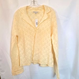 LAST CHANCE Pendleton M sweater 100% merino wool cardigan M 1 button